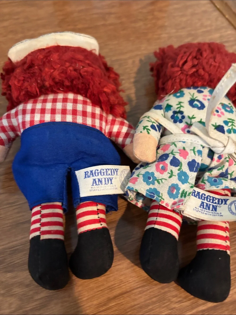 Vintage Raggedy Ann and Andy by Knickerbocker Mini Size